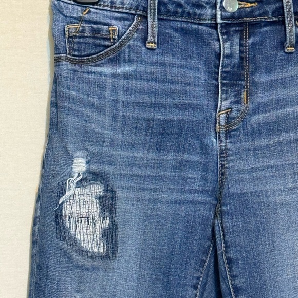 B-119 Mossimo High‎ Rise Denim Jean Jeggings Size 2 - Picture 4 of 13